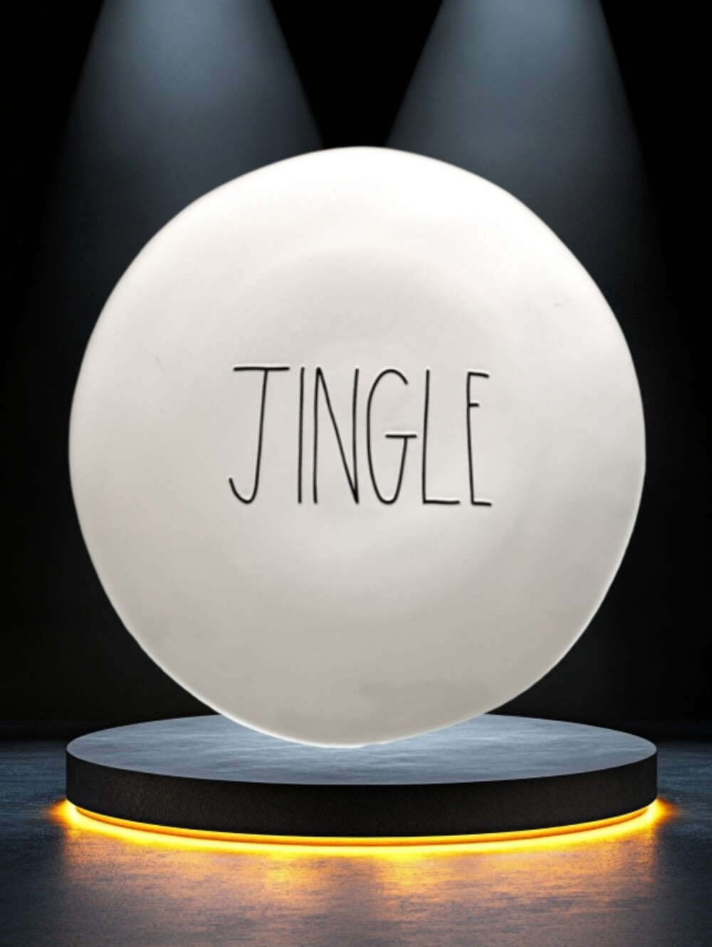 Rae Dunn - JINGLE Ceramic Salad Plate